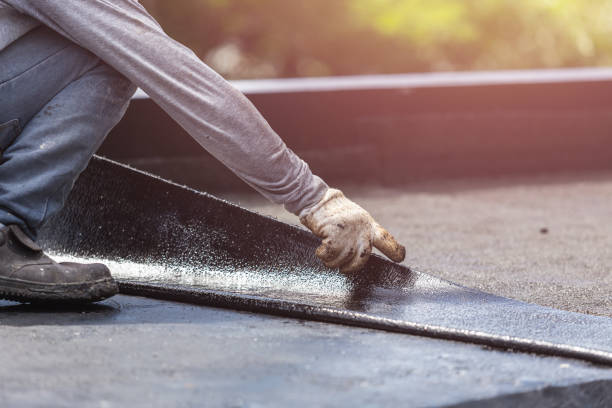Professional Basement Waterproofing technician working in Owosso, MI